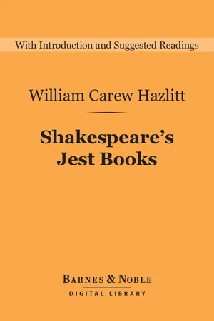 Shakespeare's Jest Books (Barnes & Noble Digital Library)