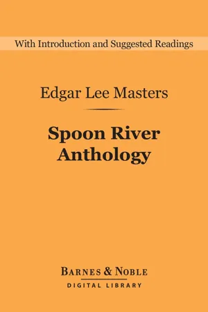 Spoon River Anthology (Barnes & Noble Digital Library)