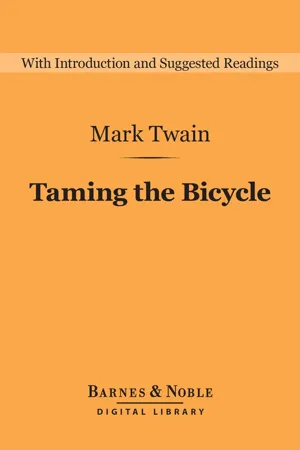 Taming the Bicycle (Barnes & Noble Digital Library)