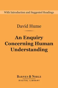 An Enquiry Concerning Human Understanding: and Selections from A Treatise of Human Nature_cover