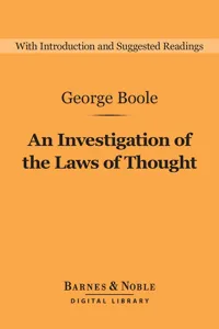 An Investigation of the Laws of Thought_cover