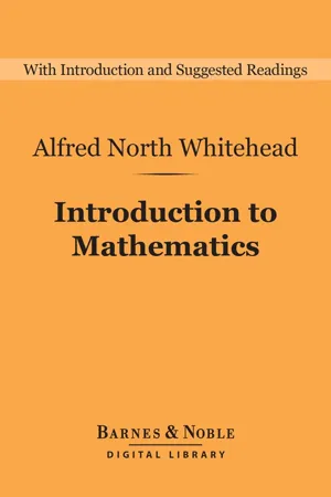 Introduction to Mathematics (Barnes & Noble Digital Library)