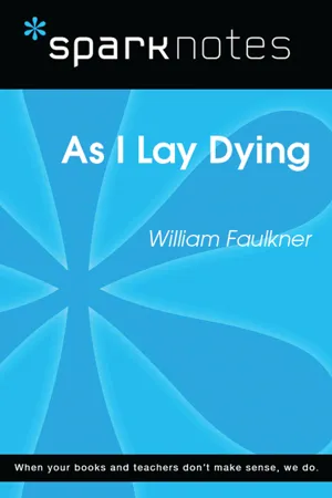 As I Lay Dying (SparkNotes Literature Guide)