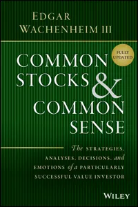 Common Stocks and Common Sense_cover