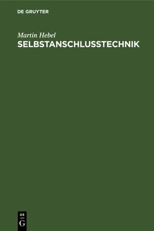 Selbstanschlusstechnik