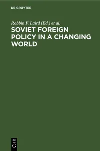 Soviet Foreign Policy in a Changing World_cover