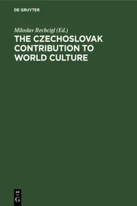 The Czechoslovak Contribution to World Culture_cover