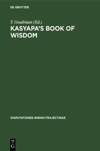 Kasyapa's Book of Wisdom_cover