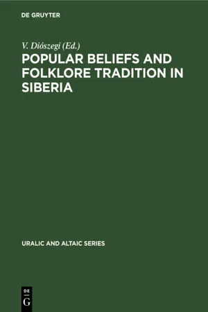 Popular Beliefs and Folklore Tradition in Siberia