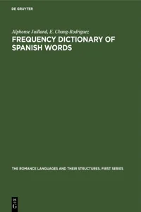 Frequency Dictionary of Spanish Words_cover