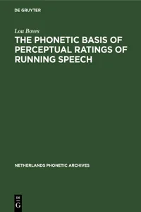 The Phonetic Basis of Perceptual Ratings of Running Speech_cover
