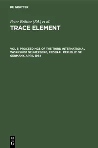 Proceedings of the Third International Workshop Neuherberg, Federal Republic of Germany, April 1984_cover