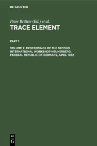 Proceedings of the Second International Workshop Neuherberg, Federal Republic of Germany, April 1982_cover