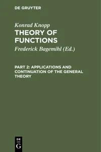 Applications and Continuation of the General Theory_cover