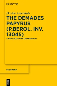 The Demades Papyrus_cover
