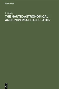 The Nautic-Astronomical and Universal Calculator_cover