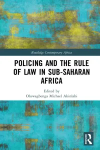 Policing and the Rule of Law in Sub-Saharan Africa_cover