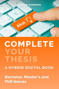 Complete Your Thesis_cover
