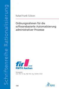 Ordnungsrahmen für die softwarebasierte Automatisierung administrativer Prozesse_cover