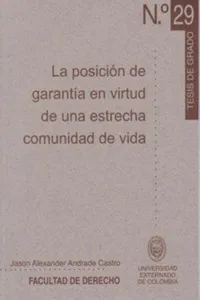 La posición de garantía en virtud de una estrecha comunidad de vida_cover