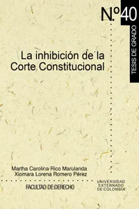 La inhibición de la Corte Constitucional_cover