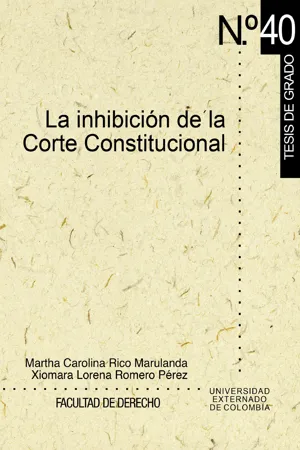 La inhibición de la Corte Constitucional