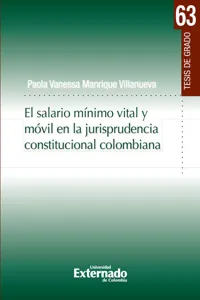 El salario mínimo vital y móvil en la jurisprudencia constitucional colombiana_cover