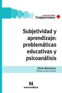 Subjetividad y aprendizaje: problemáticas educativas y psicoanálisis_cover