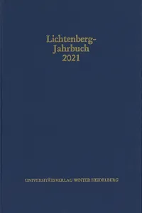 Lichtenberg-Jahrbuch 2021_cover