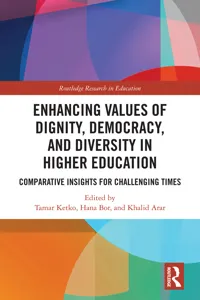 Enhancing Values of Dignity, Democracy, and Diversity in Higher Education_cover