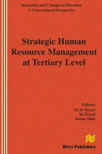 Strategic Human Resource Management at Tertiary Level_cover