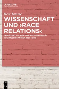 Wissenschaft und ›race relations‹_cover