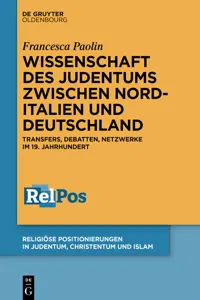 Wissenschaft des Judentums zwischen Norditalien und Deutschland_cover