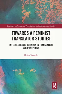 Towards a Feminist Translator Studies_cover