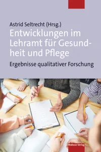 Entwicklungen im Lehramt für Gesundheit und Pflege_cover