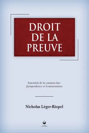 Droit de la preuve