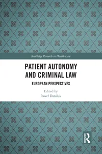 Patient Autonomy and Criminal Law_cover