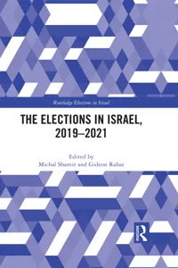 The Elections in Israel, 2019–2021_cover