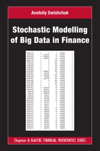 Stochastic Modelling of Big Data in Finance_cover