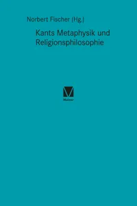 Kants Metaphysik und Religionsphilosophie_cover