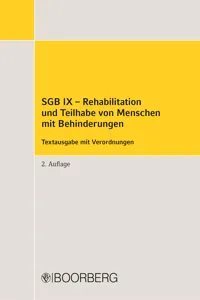 SGB IX - Rehabilitation und Teilhabe von Menschen mit Behinderungen_cover