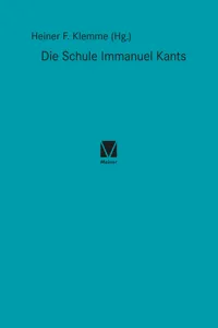 Die Schule Immanuel Kants_cover