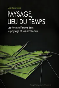 Paysage, lieu du temps_cover