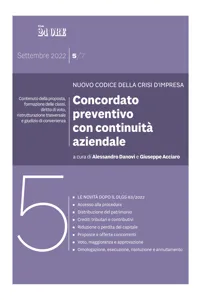 Concordato preventivo con continuità aziendale_cover