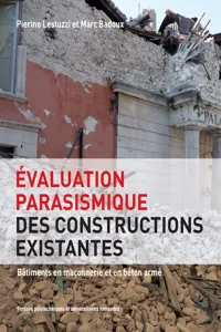 Evaluation parasismique des constructions existantes_cover