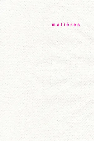 matières 12