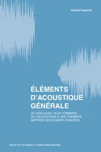 Eléments d'acoustique générale_cover