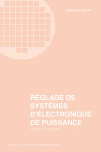 Réglage de systèmes d'électronique de puissance_cover