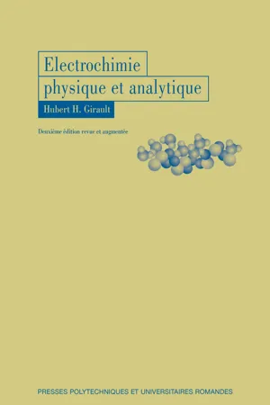 Electrochimie physique et analytique