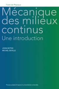 Mécanique des milieux continus: une introduction_cover